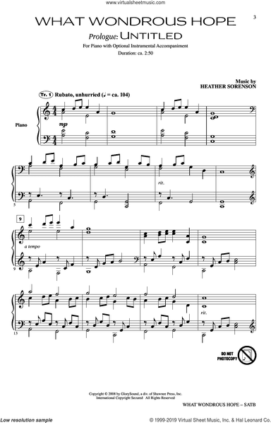 What Wondrous Hope (A Service of Promise, Grace and Life)