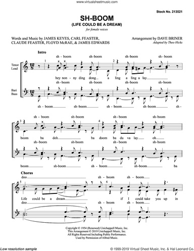 Sh-Boom (Life Could Be A Dream) (arr. Dave Briner)
