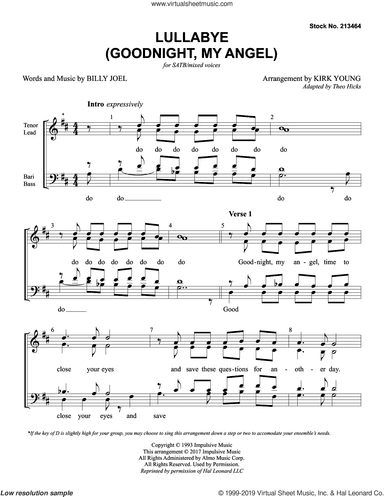 Lullabye (Goodnight, My Angel) (arr. Kirk Young)