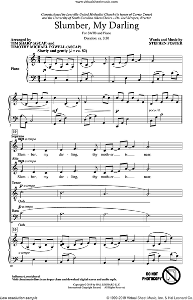 Slumber My Darling (arr. Tim Sharp and Timothy Michael Powell)