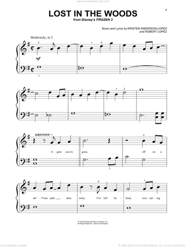 Lost In The Woods (from Disney's Frozen 2)