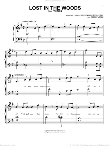 Lost In The Woods (from Disney's Frozen 2)