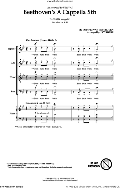 Beethoven's A Cappella 5th (arr. Jay Rouse)