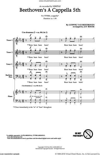Beethoven's A Cappella 5th (arr. Jay Rouse)