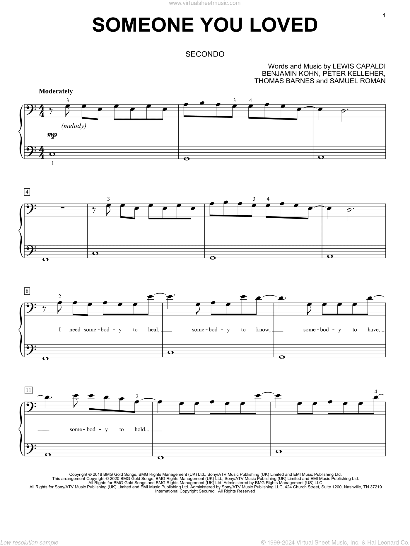 Someone You Loved (arr. David Pearl)