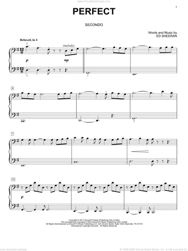 Perfect (arr. David Pearl)