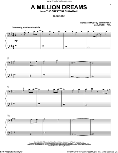 A Million Dreams (from The Greatest Showman) (arr. David Pearl)