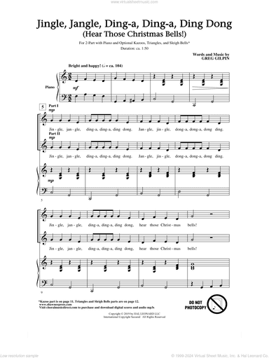Jingle, Jangle, Ding-A, Ding-A Ding Dong (Hear Those Christmas Bells)