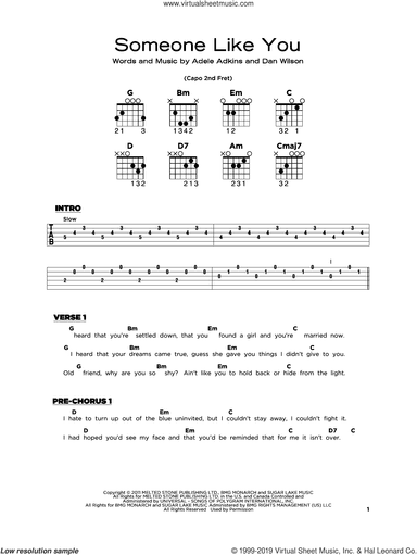 Someone Like You, (beginner)
