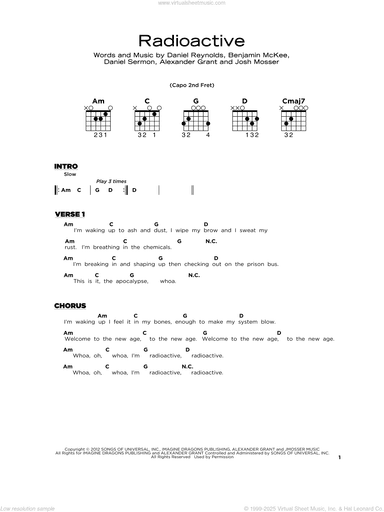 Radioactive, (beginner)