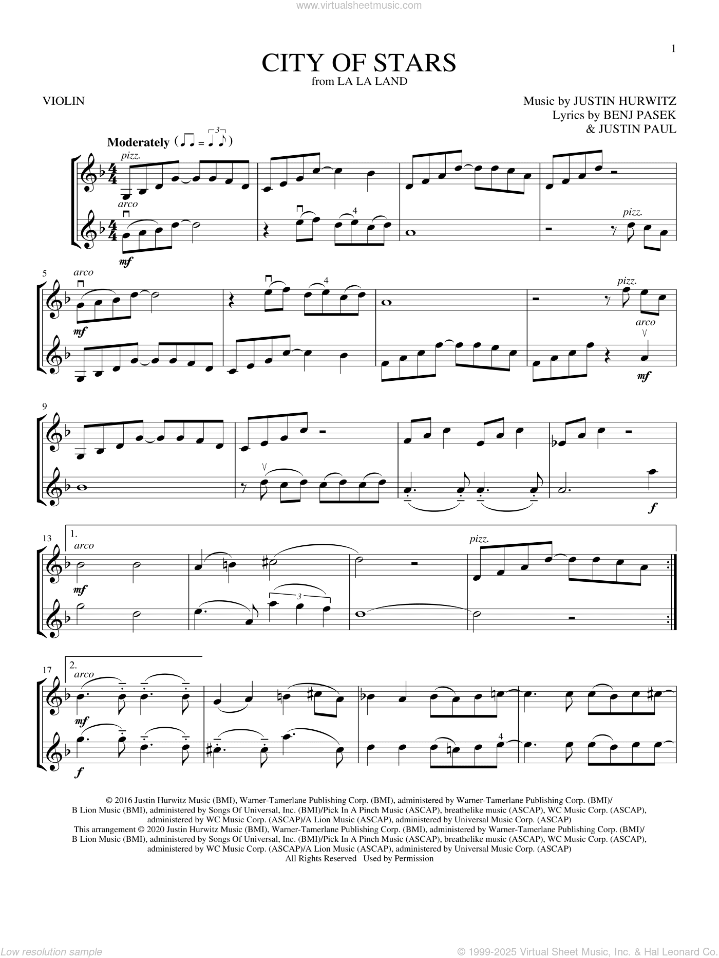 City Of Stars (from La La Land)