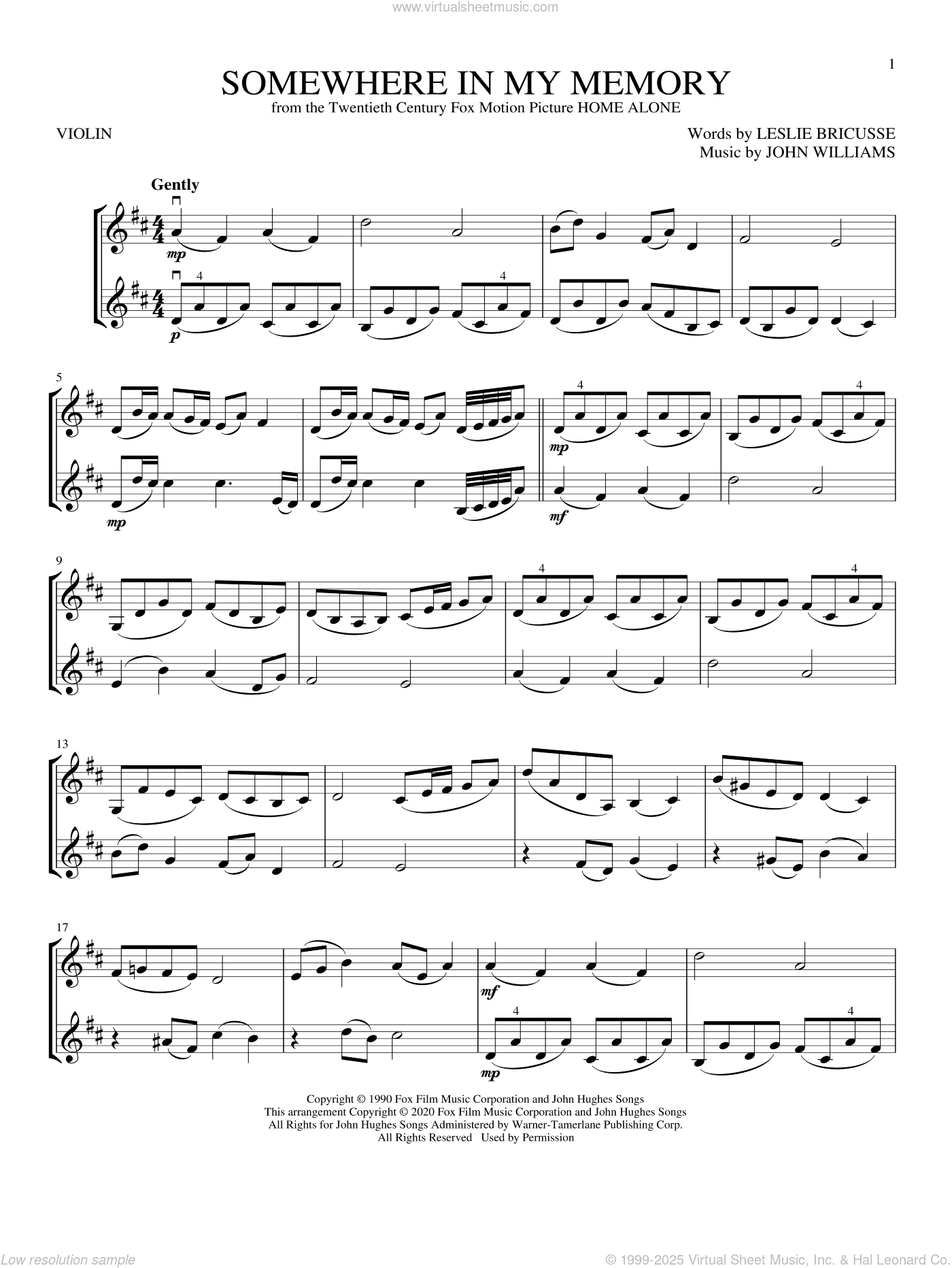 Somewhere In My Memory (from Home Alone)
