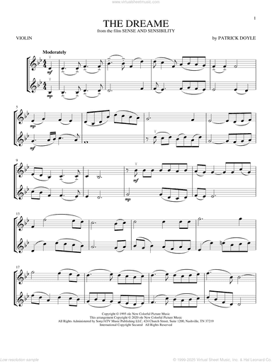 The Dreame (from Sense and Sensibility)