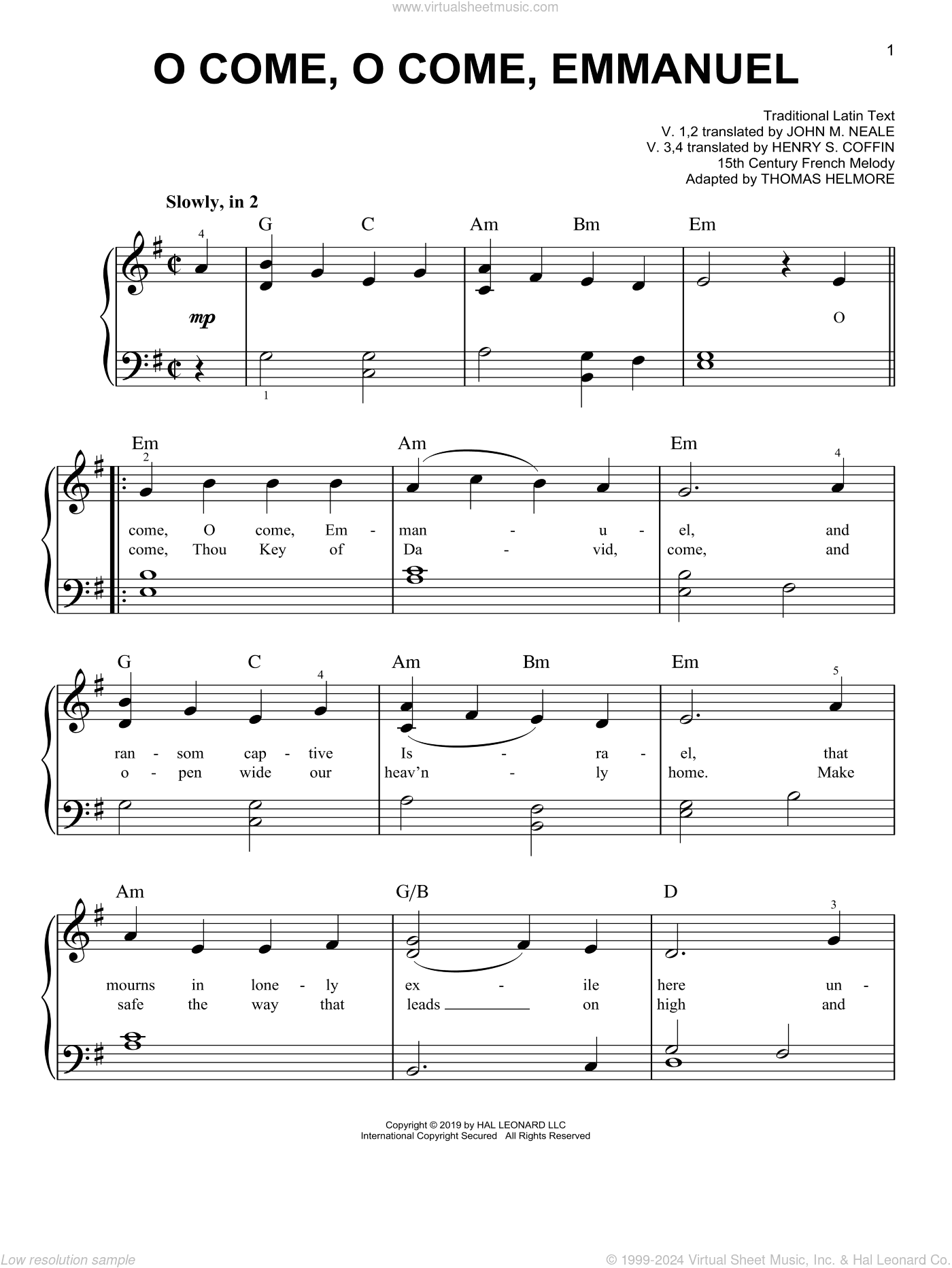 O Come, O Come, Emmanuel