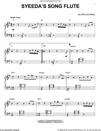 Syeeda's Song Flute (arr. Brent Edstrom)