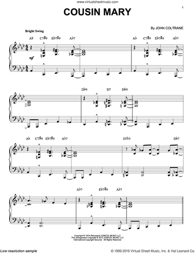 Cousin Mary (arr. Brent Edstrom)