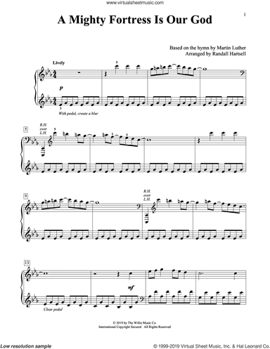 A Mighty Fortress Is Our God (arr. Randall Hartsell)