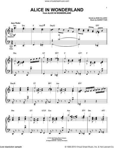 Alice In Wonderland (arr. Gary Meisner)