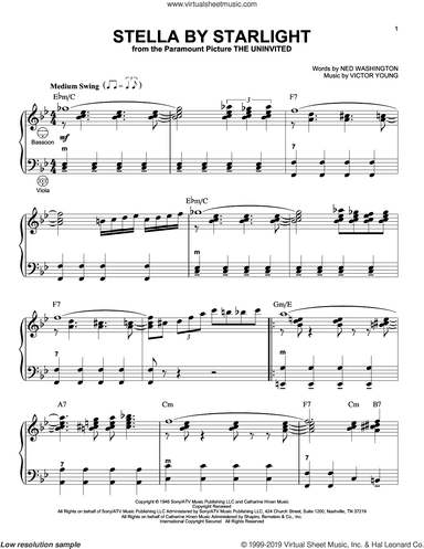 Stella By Starlight (arr. Gary Meisner)
