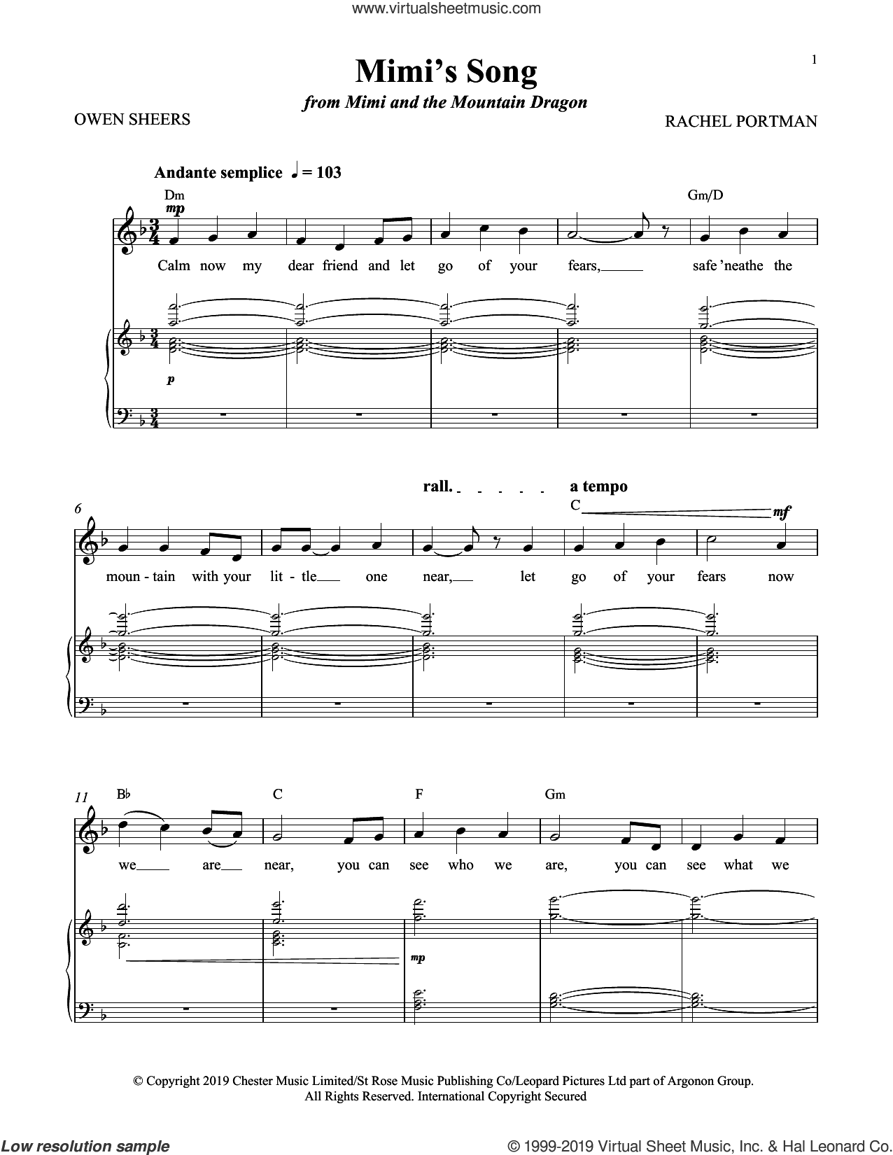 Mimi's Song (from Mimi and the Mountain Dragon)
