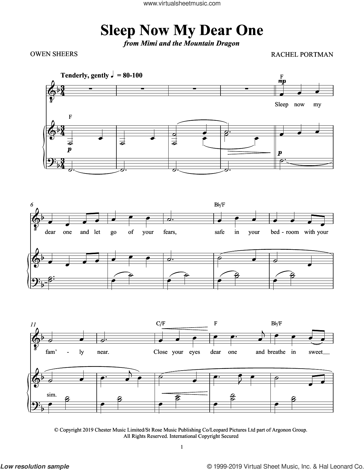 Sleep Now My Dear One (from Mimi and the Mountain Dragon)