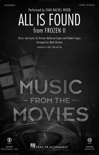 All Is Found (from Disney's Frozen 2) (arr. Mark Brymer)