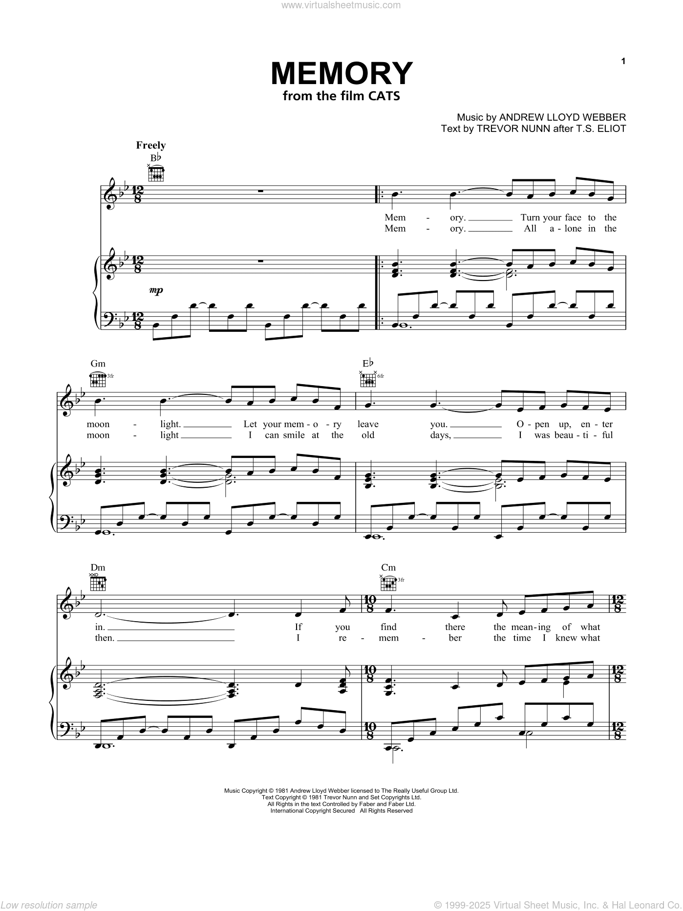 Memory (from the Motion Picture Cats)
