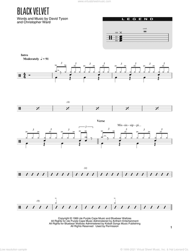 Black Velvet (arr. Kennan Wylie)