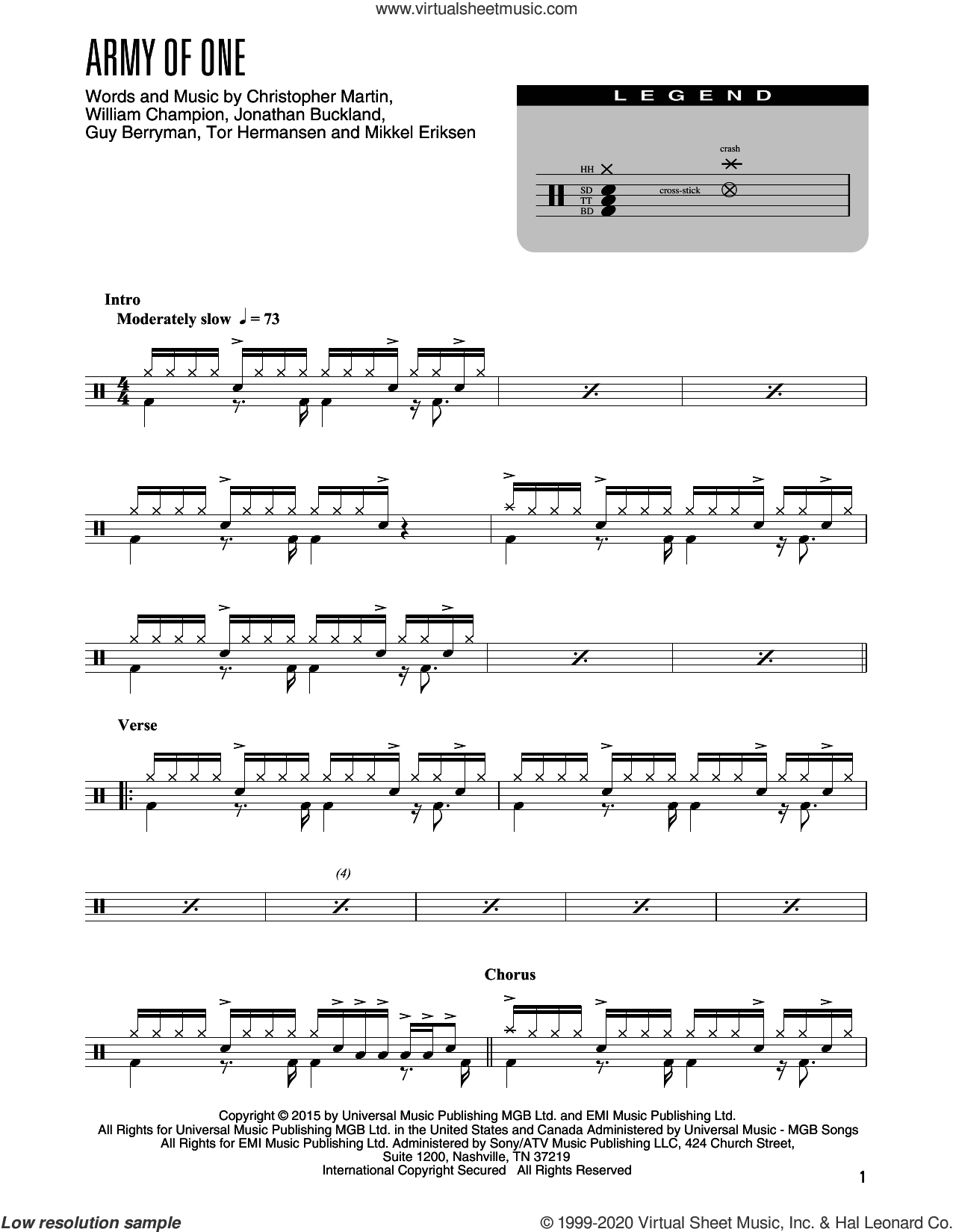 Army Of One (arr. Kennan Wylie)