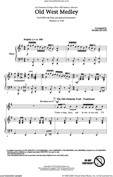 Old West Medley (arr. Mark Hayes)