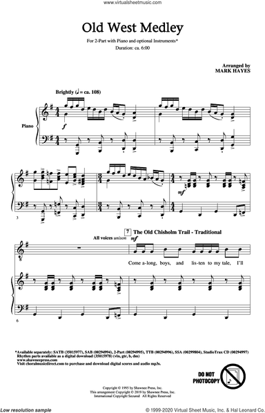 Old West Medley (arr. Mark Hayes)