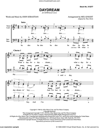 Daydream (arr. Mel Knight)