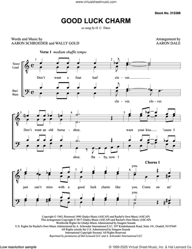 Good Luck Charm (arr. Aaron Dale)