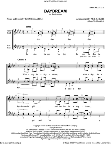 Daydream (arr. Mel Knight)