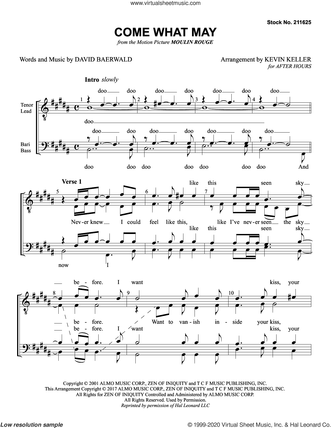 Come What May (from Moulin Rouge) (arr. Kevin Keller)