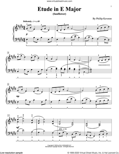 Etude In E Major (Sunflower)