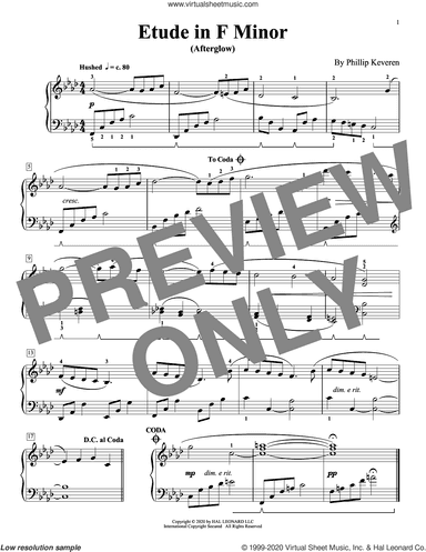 Etude In F Minor (Afterglow)