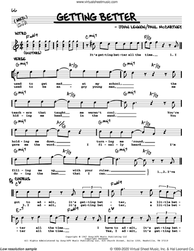 Getting Better [Jazz version]