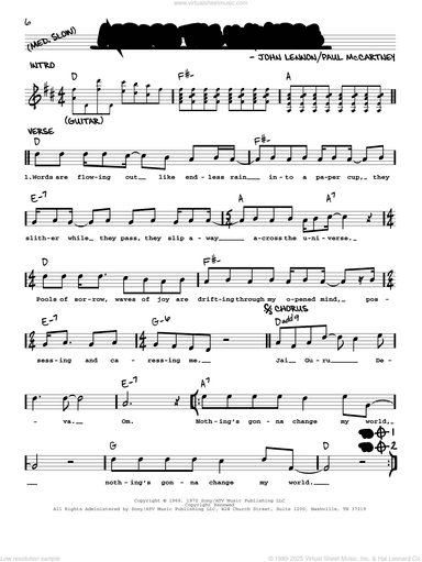 Across The Universe [Jazz version]