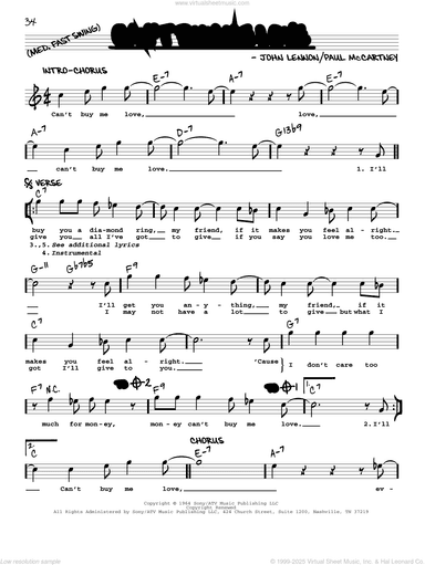 Can't Buy Me Love [Jazz version]