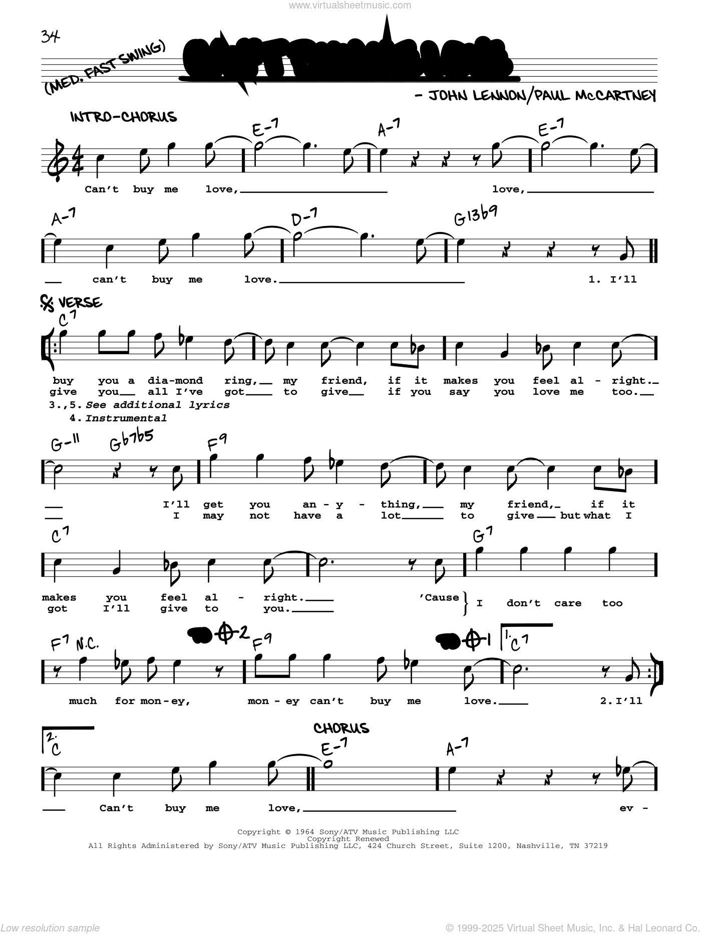 Can't Buy Me Love [Jazz version]