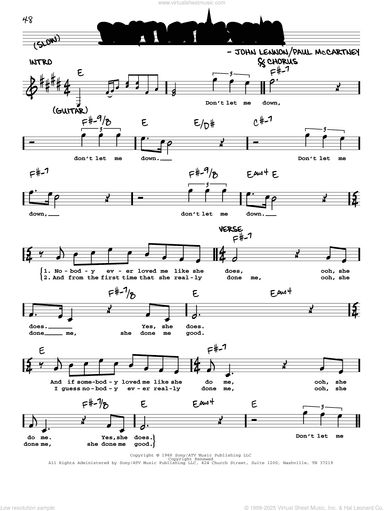 Don't Let Me Down [Jazz version]