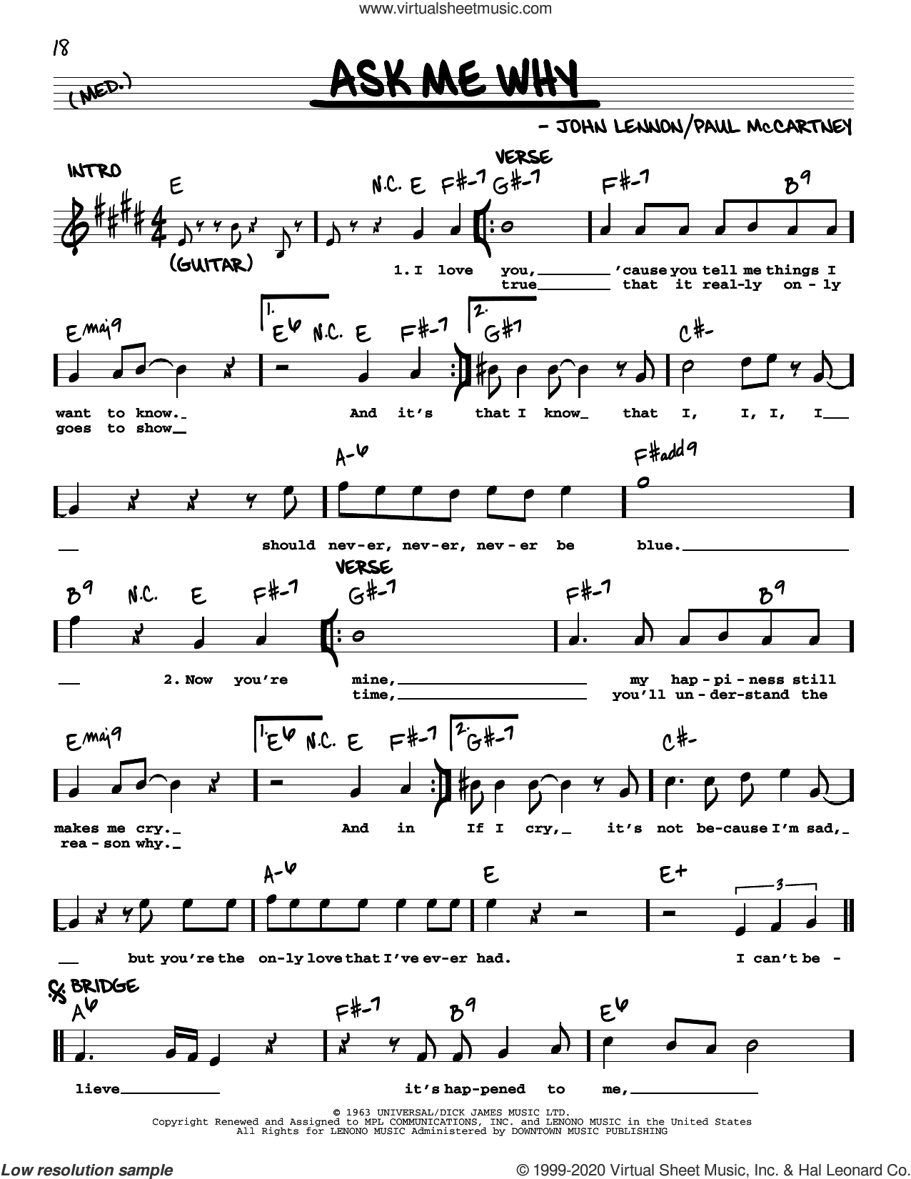 Ask Me Why [Jazz version]