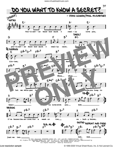 Do You Want To Know A Secret? [Jazz version]