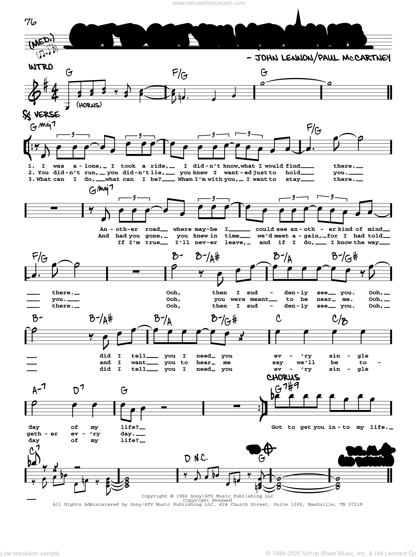 Got To Get You Into My Life [Jazz version]