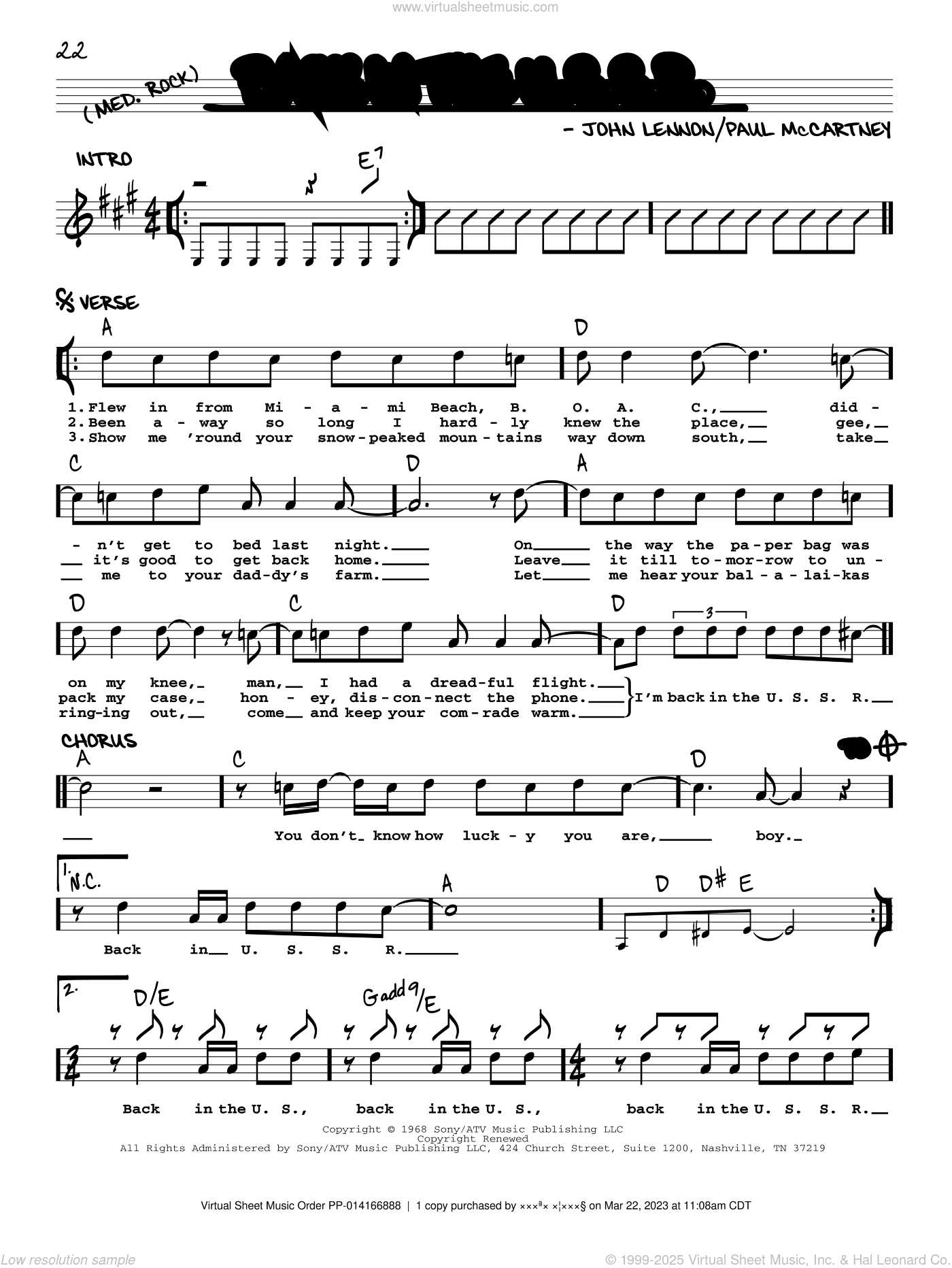 Back In The U.S.S.R. [Jazz version]