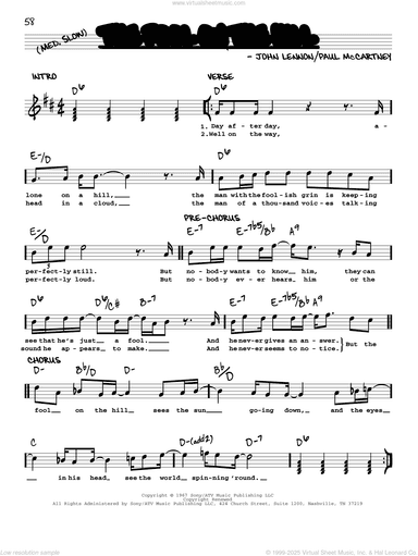 The Fool On The Hill [Jazz version]