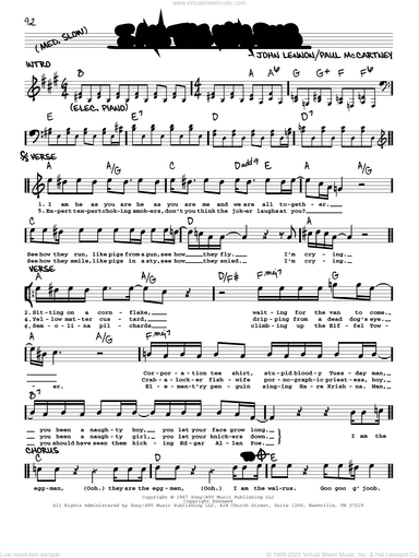 I Am The Walrus [Jazz version]