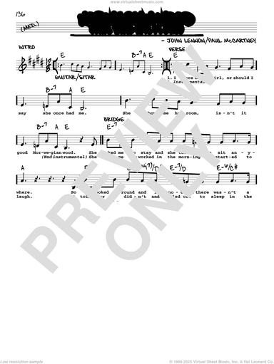 Norwegian Wood (This Bird Has Flown) [Jazz version]