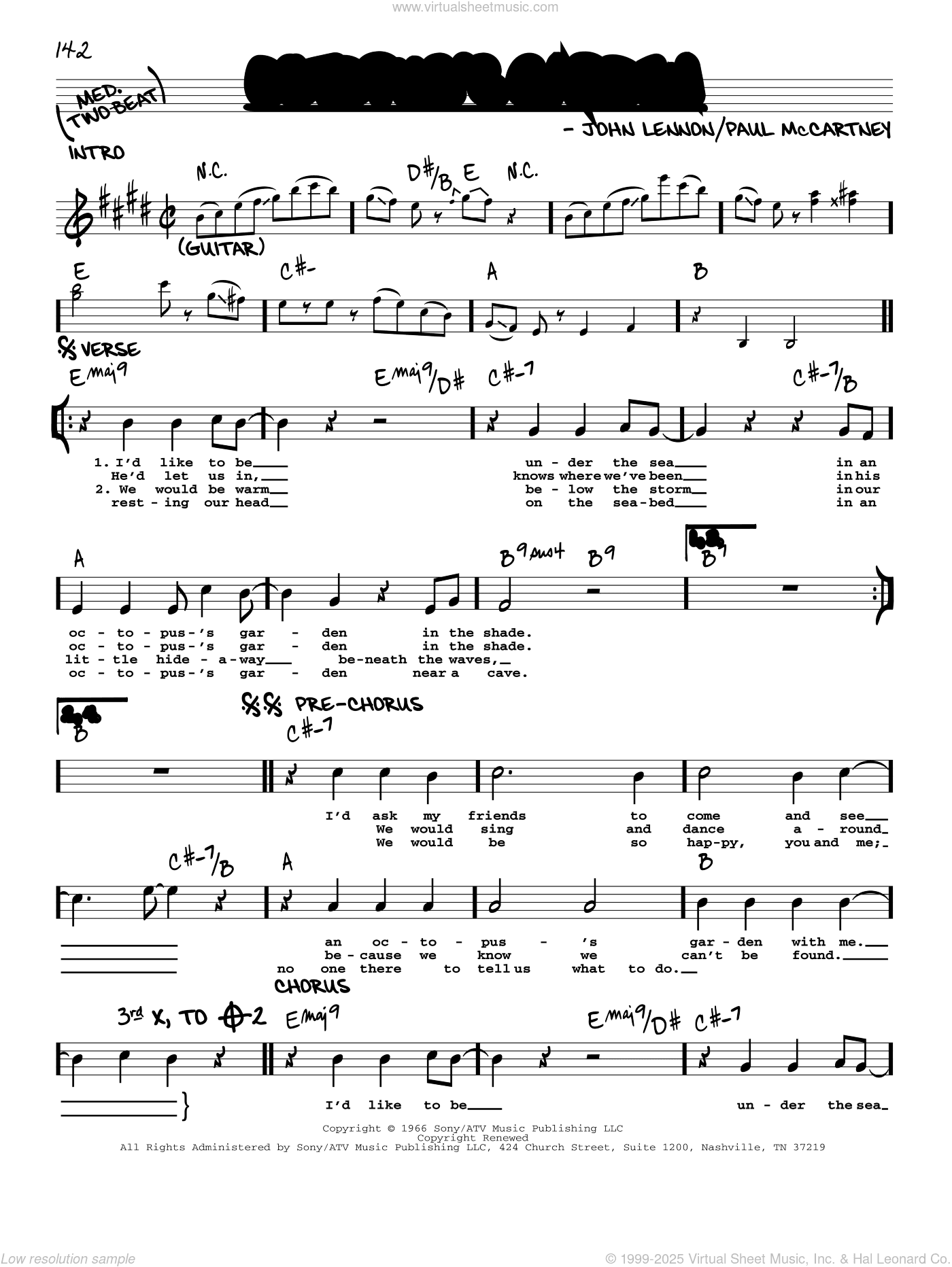 Octopus's Garden [Jazz version]